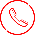 phone emergency landline - red